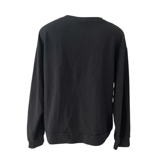 Carly Jean Los Angeles Malibu Black Graphic Sweatshirt Pullover Size S - Picture 4 of 11